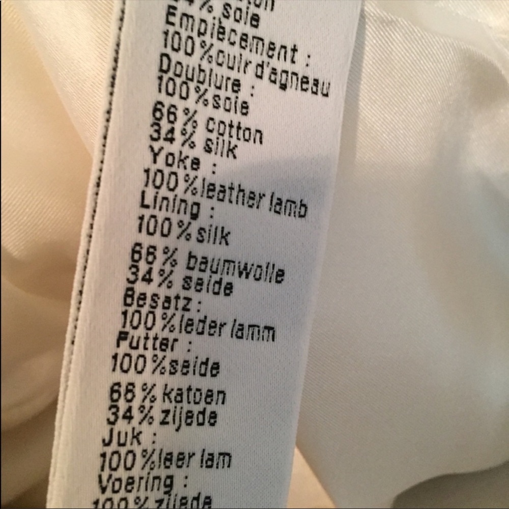 NWT! Rare LaCoste Structured Silk & Leather Jacket - Picture 10 of 10
